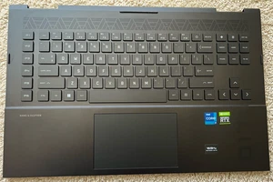 HP OMEN 17-CK1065CL Palmrest with Keyboard Assembly M57142-001 - Afbeelding 1 van 14