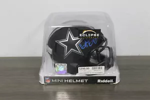 Von Ezekiel Elliott signierter Mini Football Helm - Bild 1 von 3