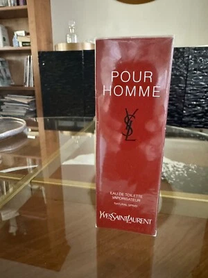 YSL Pour Homme 100 ML EDT Vintage Sellado Foto 1 de 3
