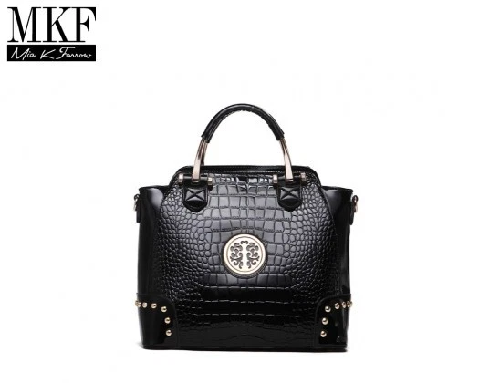 Сумка MKF Collection Croc Medallion - черная - Изображение 1 из 1