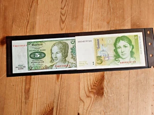 2x5 DM Banknote  2.Januar 1980 + 1.August 1991 - Bild 1 von 1