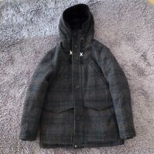 Harris Tweed DUFFER of St.GEORGE Plaid Hoodie Jacket Blouson Women L From Japan