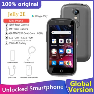 Unihertz Jelly 2E 3.0'' Mini Smartphone 4GB+64GB 2000mAh Unlocked Phone Global - Picture 1 of 18