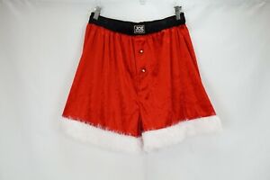 Joe Boxer Men's Santa Christmas Boxers briefs Pajamas bottoms Red Size XL