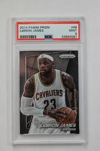 2014-15 Panini Prizm LEBRON JAMES #48 Graded PSA 9 Mint QTY - Picture 1 of 4