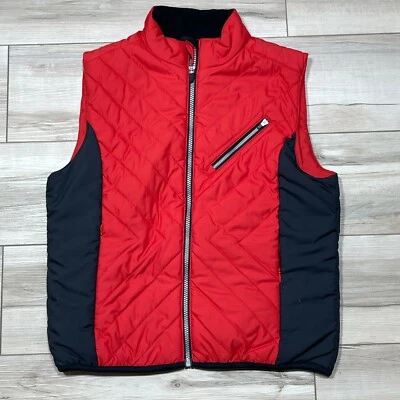 Vintage OBERMEYER Puffer Vest Women Size 10  Outdoors SKI Y2K Red - Image 1 of 4