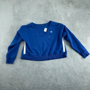 Abercrombie & Fitch Blue V-Neck Sweater XL  NWT 5342 - Picture 1 of 10