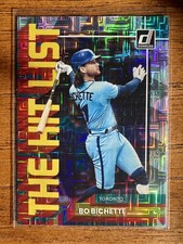 2022 Donruss Vector Parallel The Hit List Bo Bichette #THL-5 Toronto Blue Jays