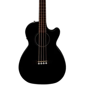 Fender CB-60SCE Acoustic Electric Bass Guitar Black - Picture 1 of 8