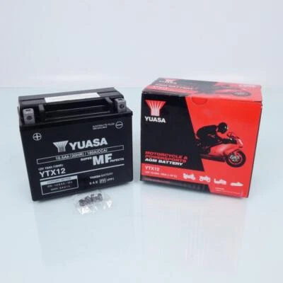 Batterie SLA Yuasa pour Moto BMW 900 F R 2020 à 2025 YTX12 / YTX12-BS / 12V - Photo 1/4