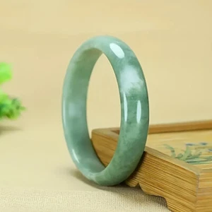 Natural Jade Bangle green jade Bracelet For Women Gift Jewellery jade bracelet - Picture 1 of 6