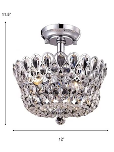 GH80527 -DALE TIFFANY MCKINNEY SEMI FLUSH - Picture 1 of 1