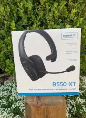 🔔BlueParrott B550-XT Bluetooth Wireless Trucker Headset blue parrot 🦜 - Image 1 of 4