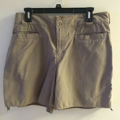 PANTALONES CORTOS SIERRA OLIVA BLANCO CON COSTURAS AZUL CLARO TALLA 12 Foto 1 de 2