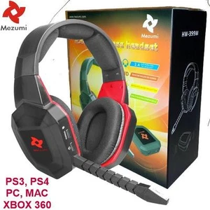 Universal Wireless Gaming Stereo Headset - PS3 PS4 XBOX 360 PC FREE SHIPPING NEW - Picture 1 of 10