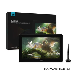 Huion Kamvas Pro 16 (4K) Drawing Display 15.6" Screen Slim PW517 Digital Pen - Picture 1 of 4