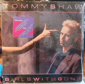 TOMMY SHAW SEALED LP GIRLS WITH GUNS A&M STYX HYPE STICKER 1984 - Picture 1 of 1