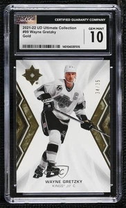 2021 Ultimate Collection Legends Gold /35 Wayne Gretzky #99 CGC 10 Gem Mint HOF - Picture 1 of 3