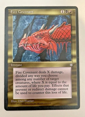 1x Fire Covenant Ice Age MTG Magic the Gathering LP - Image 1 of 2