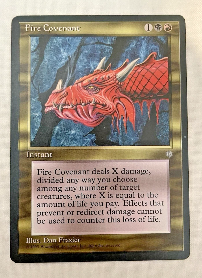 1x Fire Covenant Ice Age MTG Magic the Gathering LP - Image 1 of 2