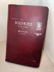 Rolls Royce (SS) Bently T Series First Edition Handbook Damage To Some Pages - Picture 1 of 15