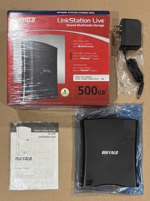 Buffalo Linkstation Live NAS 500GB LS-CHL/LS-CH500L *NO DRIVE* - Image 1 of 4