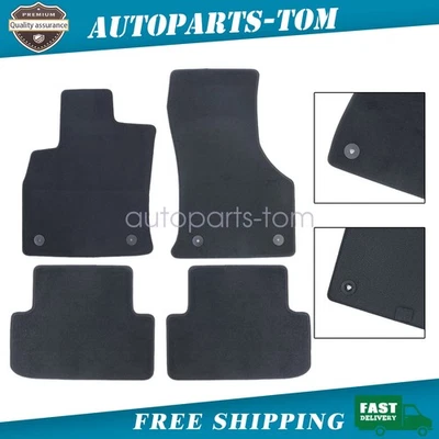 Alfombrillas alfombra para Volkswagen Golf GTI 2015-2021 sedán hatchback terciopelo negro Foto 1 de 4