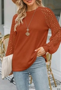 Women's Long Sleeve Blouse Size Medium 8-10 New - Picture 1 of 3