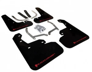 Rally Armor MF45-UR-BLK/GRY for 17-22 Subaru Impreza Black Mud Flap w/ Red Logo - Picture 1 of 2
