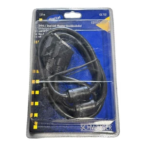 CK752 Schwaiger Dual Link Monitor Cable DVI 1.8m - Picture 1 of 1