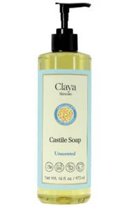 Liquid Castile Soap (Pump Cap) – Organic Ingredients, Gentle For Sensitive Skin - Picture 1 of 54