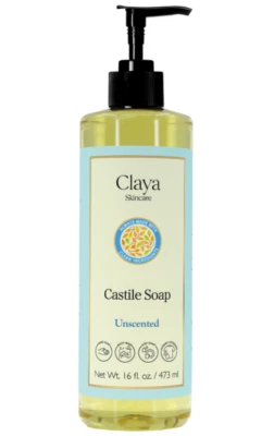 Liquid Castile Soap  (Pump Cap) – Organic Ingredients, Gentle For Sensitive Skin - Image 1 of 4