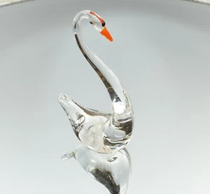 Schönes Murano 50er/60er Kunstglas ~ eleganter Schwan - Bild 1 von 3