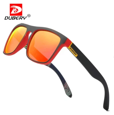 Óculos de sol DUBERY masculino feminino polarizado esporte quadrado óculos de direção clássico UV400 - Imagem 1 de 4