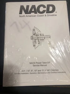 NACD manual de servicio de toma de fuerza 6.5/7.5/8/10/11 HE embragues ENVÍO GRATUITO - Imagen 1 de 2