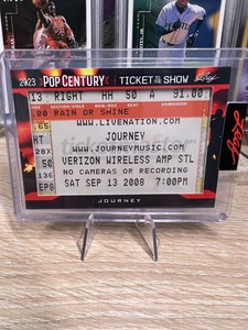 2023 Leaf Pop Century Ticket To The Show JOURNEY VINTAGE TICKET STUB #TS-119