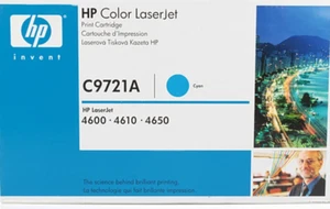 Tóner original HP C9721A cian para HP Color LaserJet 4600 N DN DTN 4650 N HDN DTN - Imagen 1 de 1