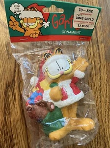 NEU Vintage KURT S ADLER Pfoten SANTA GARFIELD Weihnachtsschmuck Dekoration - Bild 1 von 3