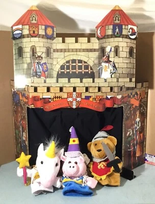 HERRAJES DE RESTAURACIÓN CABALLEROS DE LA MESA DE PELUCHE TÍTERES REALES TEATRO 3 TÍTERES Foto 1 de 4