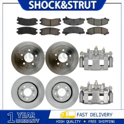 Pinzas de freno rotores de freno pastillas de freno para Chevrolet Impala 2010 2009 2008 2007 Foto 1 de 4