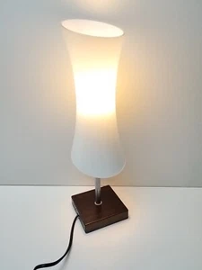 Vintage Ikea seltene Holzglas Schreibtischlampe - Bild 1 von 15