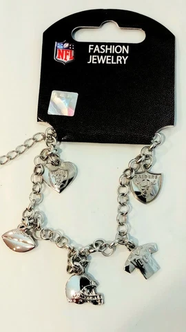 NFL Oakland Raiders Charm Bracelet Cover