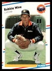 1988 Fleer #459 Robbie Wine Houston Astros Baseball Card