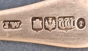 Antique Scottish Silver Spoon John Wilkie Edinburgh 1853 - Picture 1 of 10
