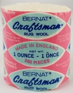 Bernat Craftsman Rug Wool Yarn, Lot of 29 Ivory Color 3173, 65% Wool - 35% Nylon - Picture 1 of 5