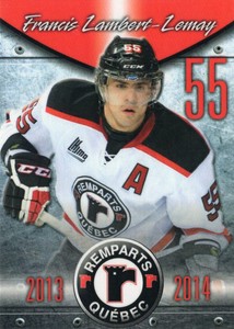2013/14 Quebec Remparts - FRANCIS LAMBERT-LEMAY