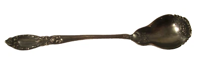 De colección Art Nouveau BAKER MANCHESTER PLATA ESTERLINA AZÚCAR? CUCHARA patrón desconocido Foto 1 de 4