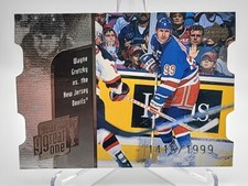 1998-99 Upper Deck Year Of the Great One Wayne Gretzky Die Cut Quantum 1999 GO15