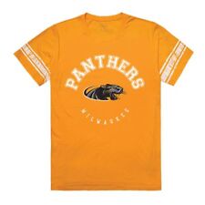 University of Wisconsin Milwaukee Panthers NCAA Men's Football Tee T-Shirt Gold
