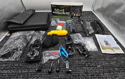 Diginerds 50 In 1 Action Camera Accessory Fits GoPro Sports Action Cameras - Image 1 of 4
